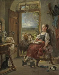 Carl Herpfer - Camponesa adormecida