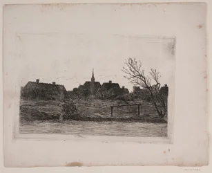 Igreja Hornbæk, noite de verão