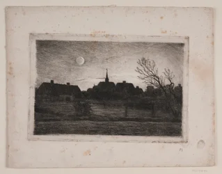 Igreja Hornbæk, noite de verão