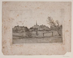 Igreja Hornbæk, noite de verão