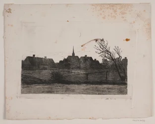 Igreja Hornbæk, noite de verão