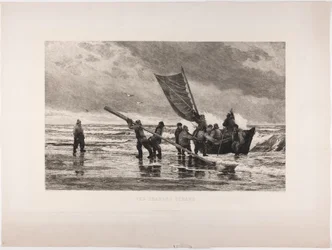 Na praia de Skagen