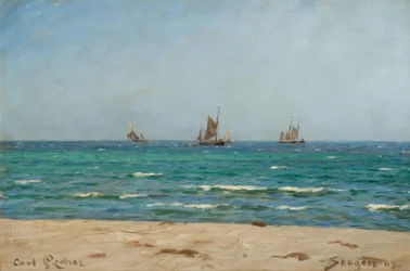 C. Locher, veleiros em Skagen