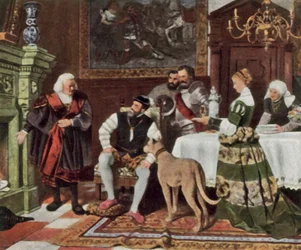O imperador Carlos V no Fugger em Augsburgo