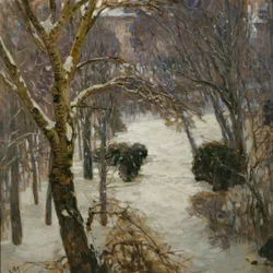 Parque Heiligenstädter no inverno