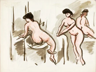 Três nus femininos