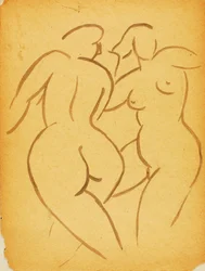 Dois nus femininos