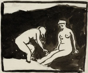 Dois nus femininos
