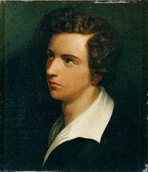 O pintor Joseph Hasslwander