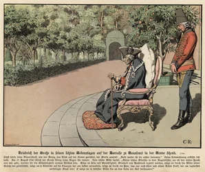 Frederico, o Grande da Prússia, na velhice