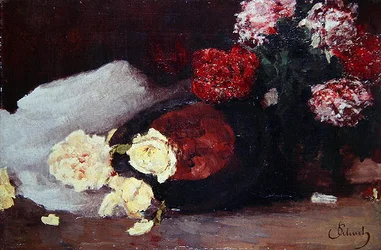 Still Life with Tea Roses, c.1885 (óleo sobre tela)