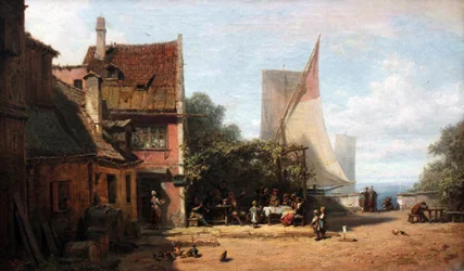 Antiga taberna no Lago Starnberg