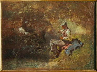 O pescador à linha