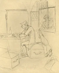 O Miser, meados do século XIX, c1924.