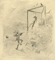 Galgenmusik, meados do final do século XIX, c1924.