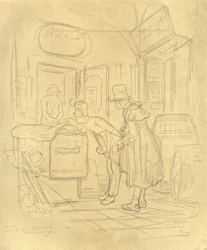 Zollvisitation I, meados do século XIX, c1924.