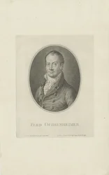 Retrato de Ferdinand Ochsenheimer 1767-1822, 1807.
