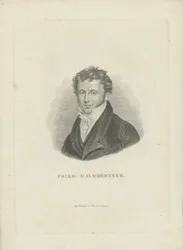 Retrato do compositor Friedrich Kalkbrenner 1785-1849, ca 1821.