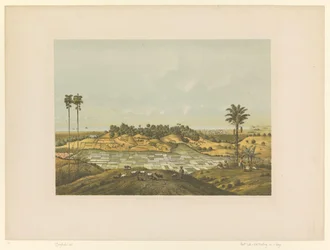 Vista de uma paisagem perto de Samarang
Costa Norte perto de Samarang (título sobre o objecto)