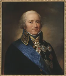 Le comte Carl Johan Adlercreutz, general suedois - Retrato do Conde Carl Johan Adlercreutz (1757-1815), de Nordgren, Carl Wilhelm (1804-1857). Óleo sobre tela