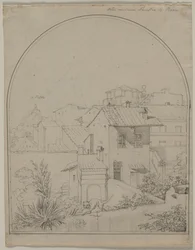 Vista da Minha Janela em Roma, c. 1817.
