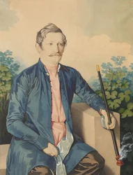 Retrato de AA Chizhov, c. 1846
