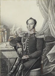 Retrato de Alexander Ivanovich Germann, 1822.