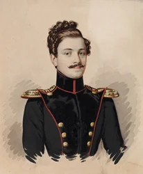 Retrato de Artemy Dmitrievich Raevsky 1814-1853, 1835.