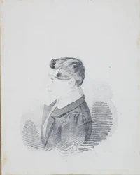 Retrato do conde Leonid Mikhailovich Golitsyn 1806-1860, década de 1830.