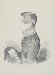 Retrato do conde NM Golitsyn, década de 1830.