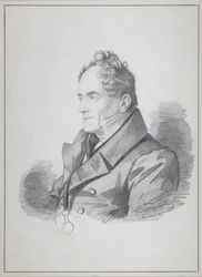 Retrato do conde Viktor Pavlovich Kochubey 1768-1834, chanceler imperial da Rússia, c. 1832