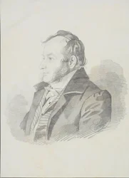 Retrato de EE Jungcurt, década de 1830.