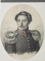 Retrato de Nikolay Vasilyevich Khvostov 1793-1837, 1822.