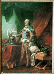 Luís XV com as suas vestes da coroação