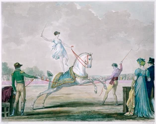 Exercícios do cavalo de circo, c1818-1836