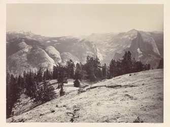 The Domes, das Sentinel Domes, Yosemite, c. 1865-1866.