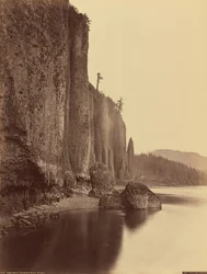 Cabo Horn, rio Columbia, Oregon, 1867 (foto)