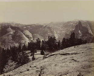 As cúpulas do Sentinel Dome, 1866.