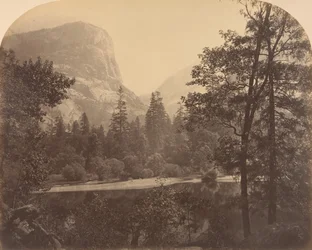 O lago ao pé da Half Dome, 1861.