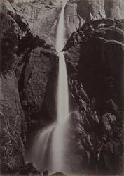 Cataratas de Yosemite, vista da parte inferior, c.1878 (impressão albuminada)