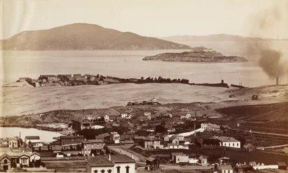 Alcatraz & Black Pt. de Russian Hill, SF