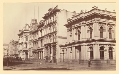 California Street, vista para leste, São Francisco