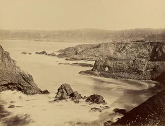 [Vista da costa de Mendocino].