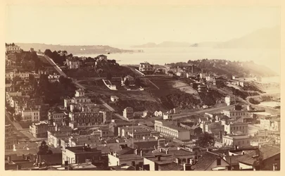 [Golden Gate a partir de Telegraph Hill, S.F.]