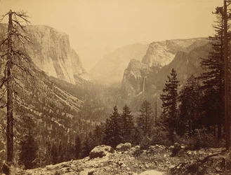 Vale de Yosemite do Ponto de Inspiração