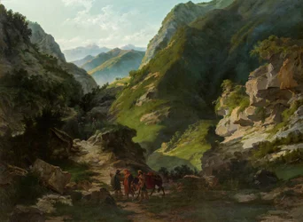 Viajantes nas montanhas