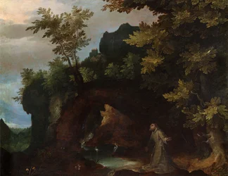 Êxtase de São Francisco, reto (óleo sobre placa metálica)
