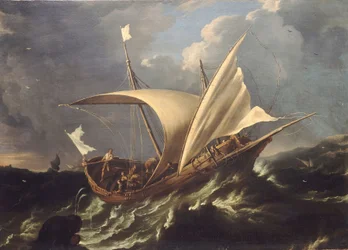 Jonas e a baleia, meados do século XVII (óleo sobre tela)