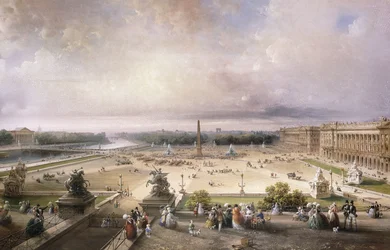 Praça da Concórdia, Paris, 1853