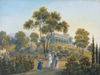 Vista de Miskhor, ca 1842